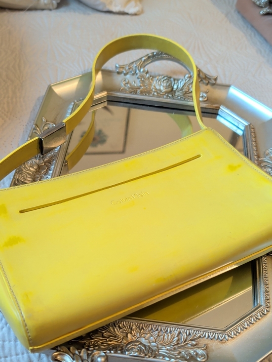 Calvin Klein Handbags - Calvin Klein Bright Yellow Shoulder Bag